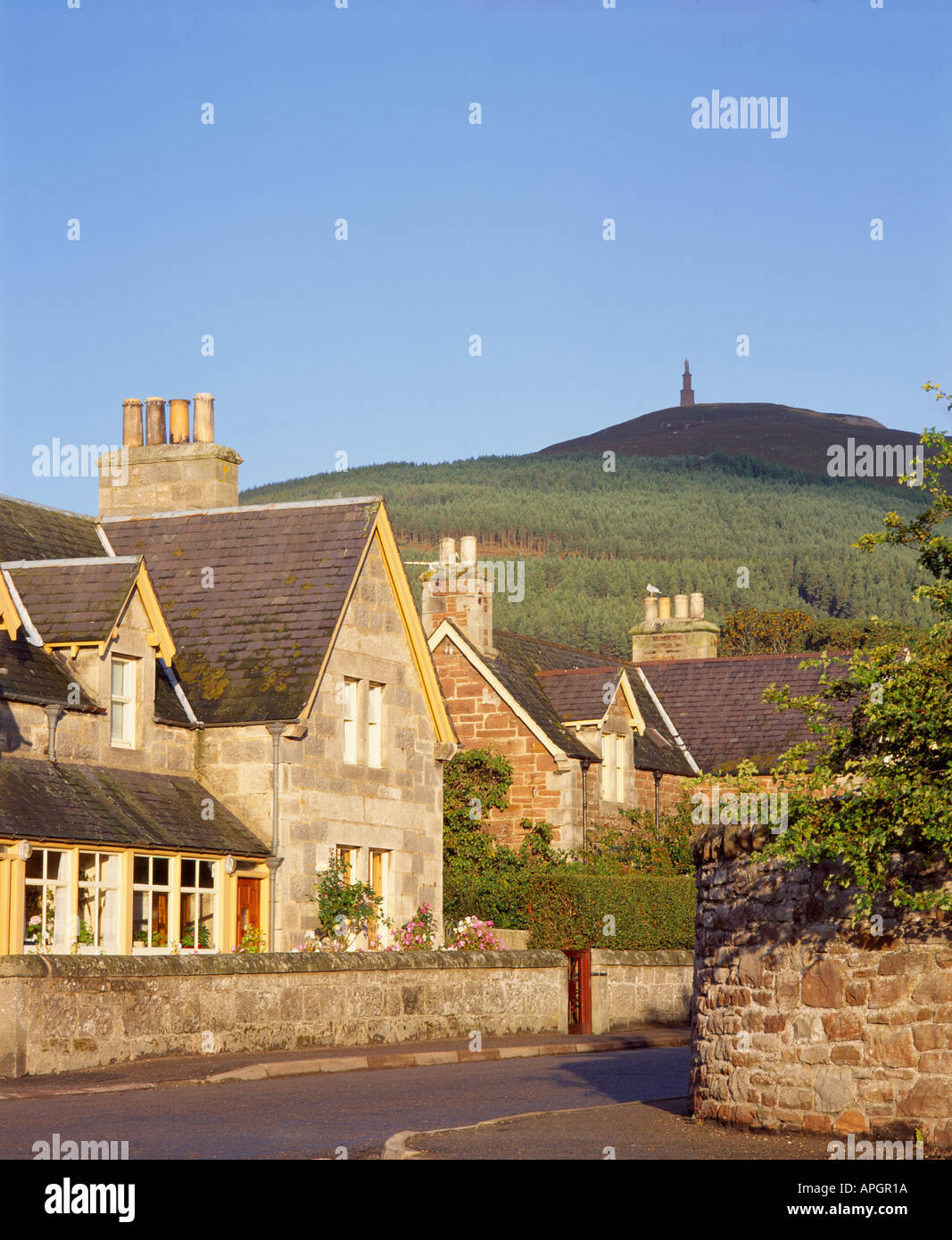 Statua del primo duca di Sutherland sul Beinn un Bhragaidh sopra Golspie, Sutherland, Highland, Scotland, Regno Unito Foto Stock