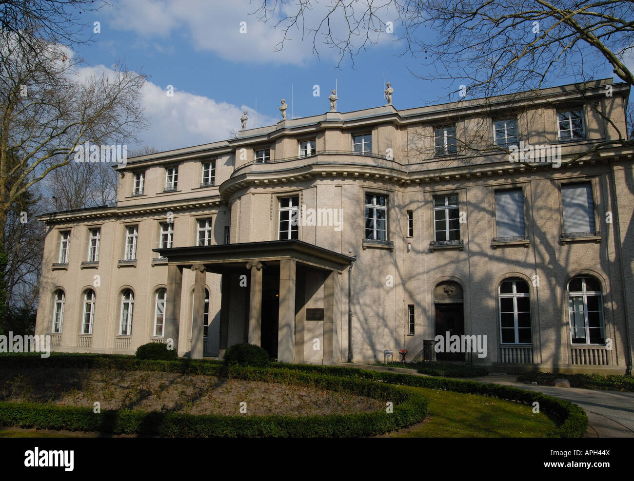 Conferenza di Wannsee Villa dove "Soluzione Finale", il genocidio dell'Europa gli Ebrei, è stato organizzato nella riunione del 20 gennaio 1942 Foto Stock