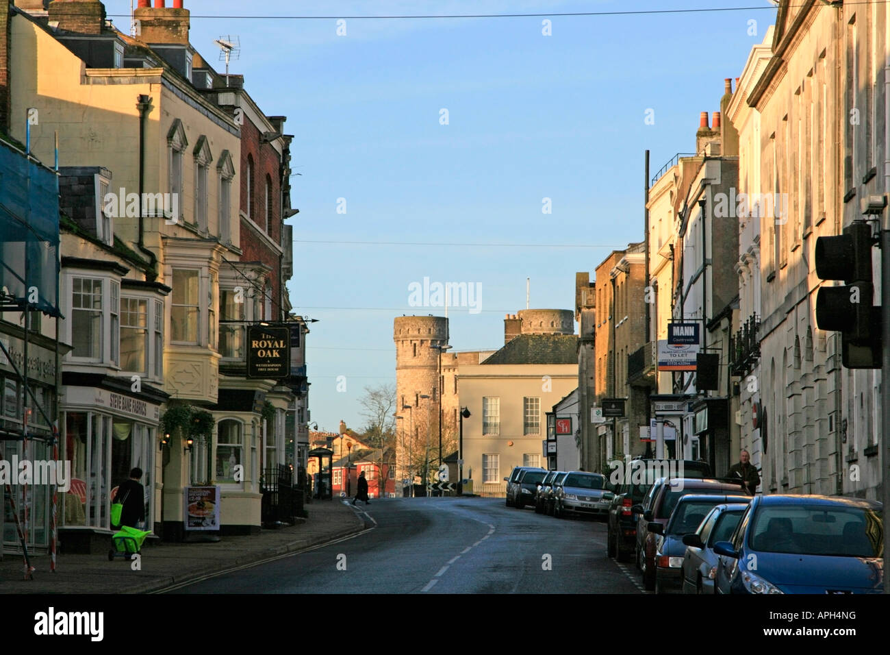 Dorchester high street dorset England Regno unito Gb Foto Stock