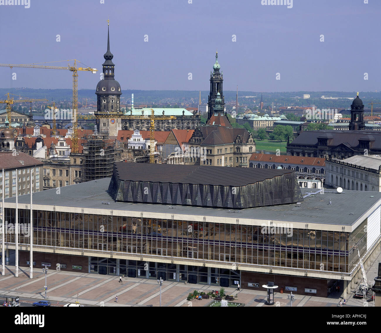 Geografia / viaggio, Germania, Sassonia, Dresda, Kulturpalast, palazzo della cultura, vista esterna, Foto Stock