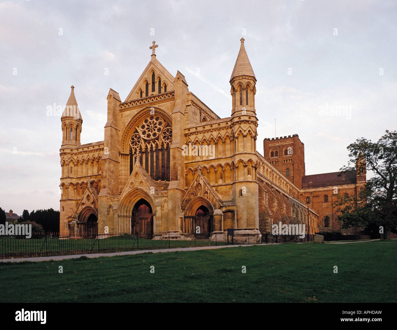 St Alban's Abbey Foto Stock