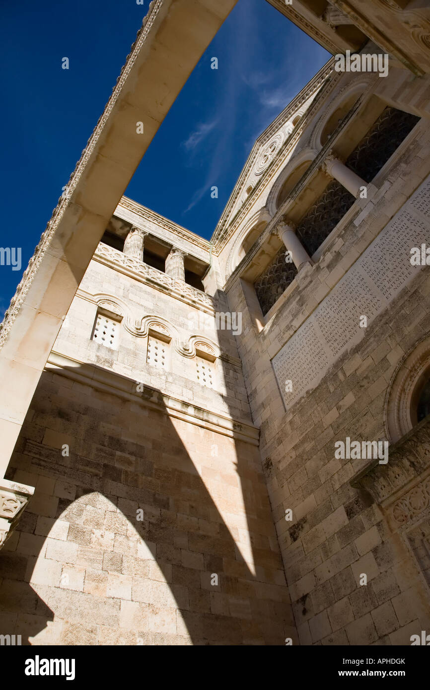 Stock Foto del Convento dei Frati Francescani sul Monte Tabor Foto Stock