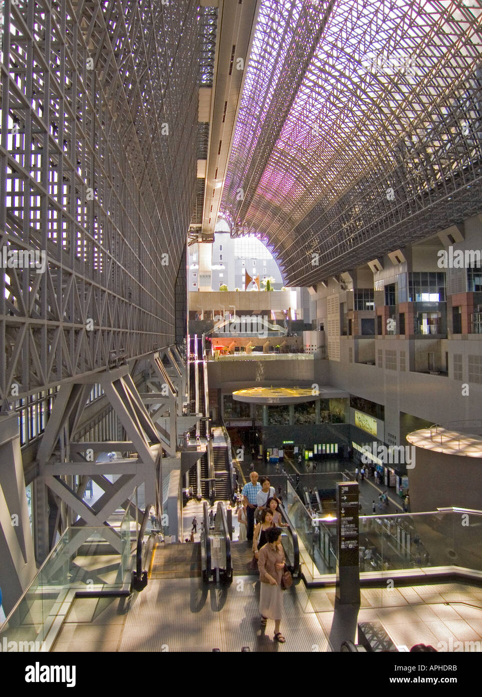 Giappone interni di kyoto stazione centrale Foto Stock