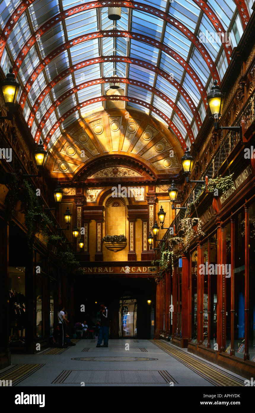 Central Shopping Arcade Arcade, Newcastle upon Tyne, Tyne and Wear Foto Stock