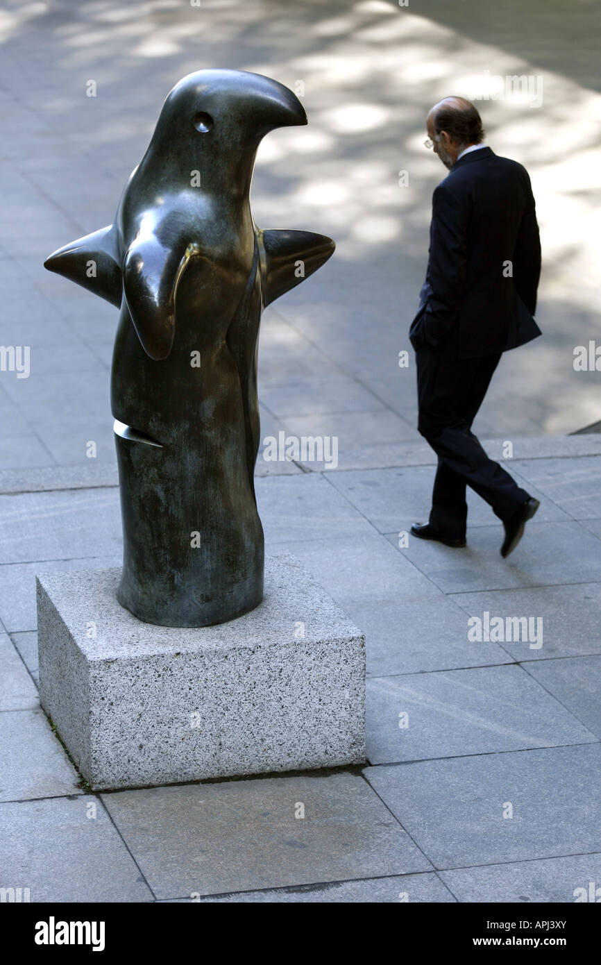 Miro scultura, Museo de Esculturas al Aire Libre, Madrid, Spagna Foto Stock