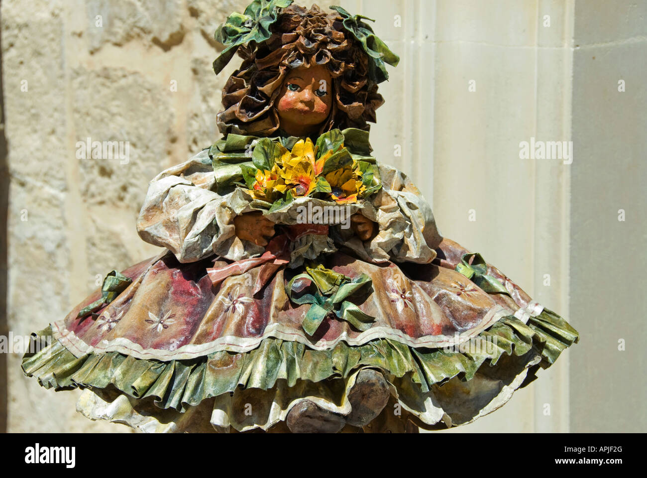 Cartapesta Bambola Antica Bambola Antica Bambola Di Cartapesta Bambolina Di  Cartapesta