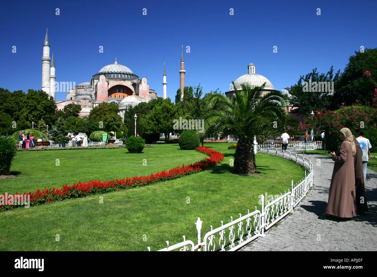 Aya Sofya moschea. Sultanahmet.Istanbul. Turchia Foto Stock