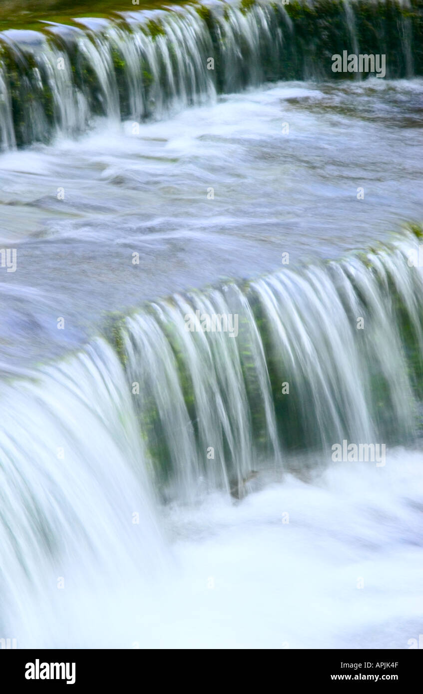 Cascata sul Blaen y Glyn west calder Brecon Beacons Powys Galles Foto Stock