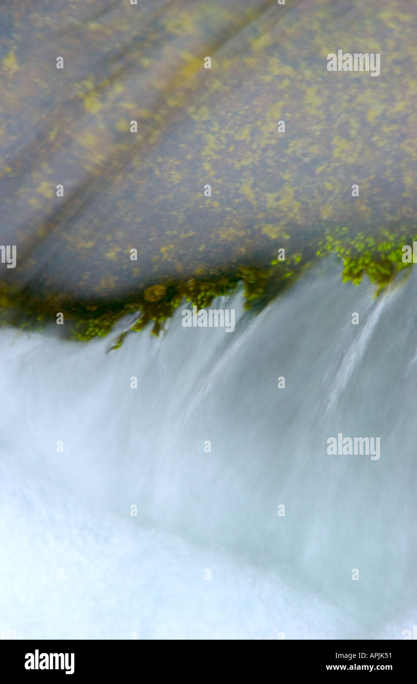 Cascata sul Blaen y Glyn west calder Brecon Beacons Powys Galles Foto Stock