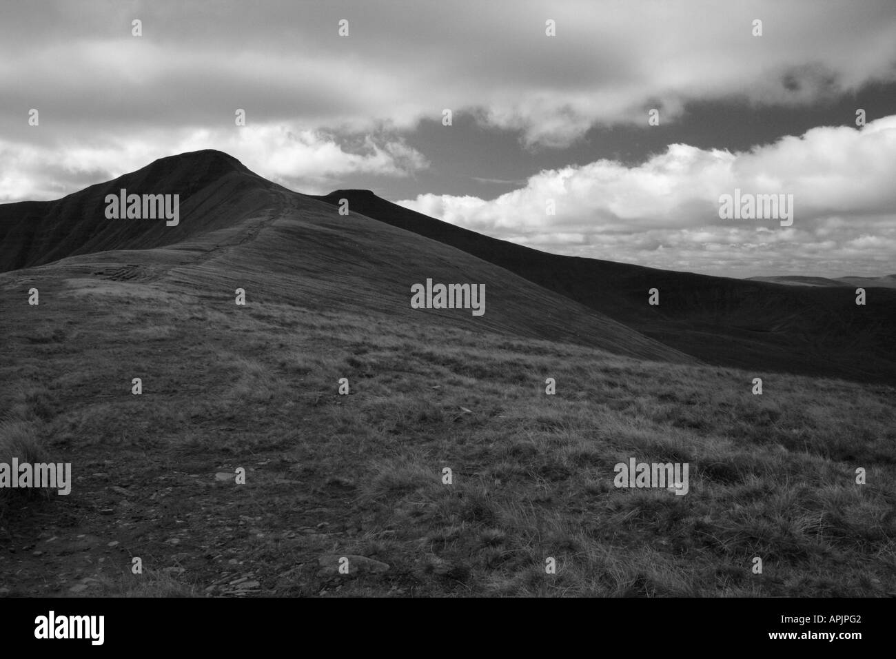 Pen Y Fan Corn Du Brecon Beacons Foto Stock