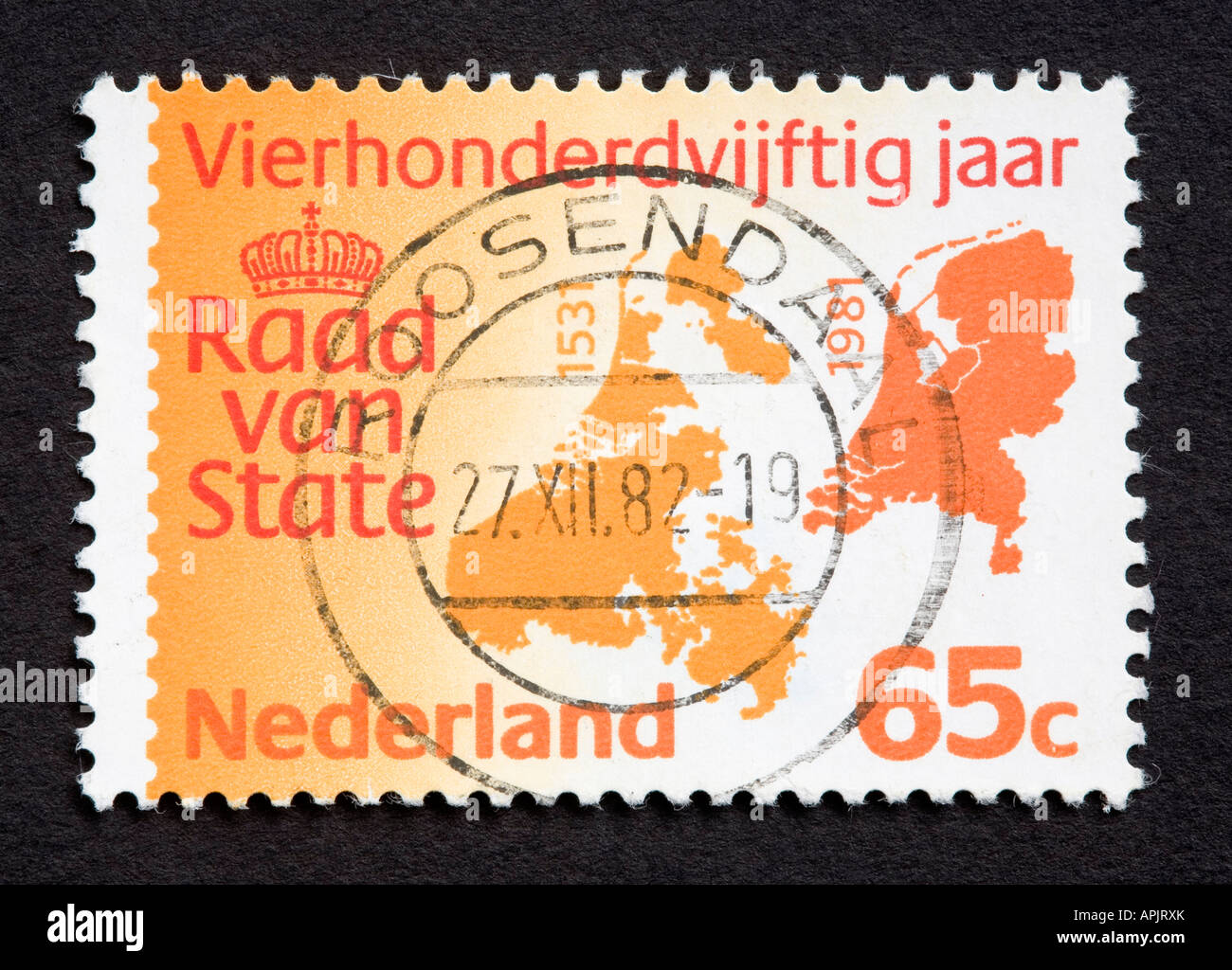 Dutch francobollo Foto Stock