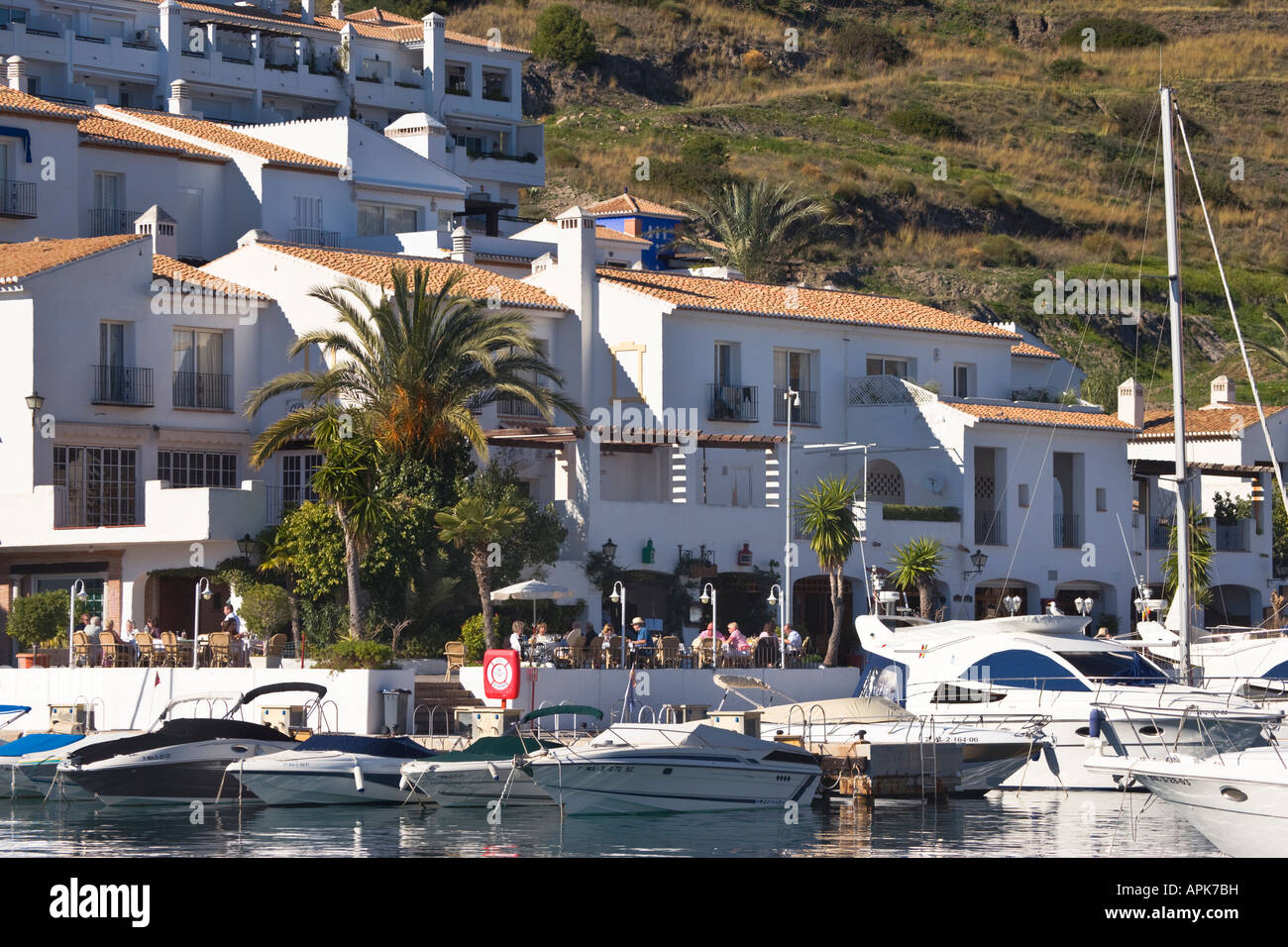 Almuñecar Costa Tropical in provincia di Granada Spagna Marina del Este Punta de la Mona Foto Stock