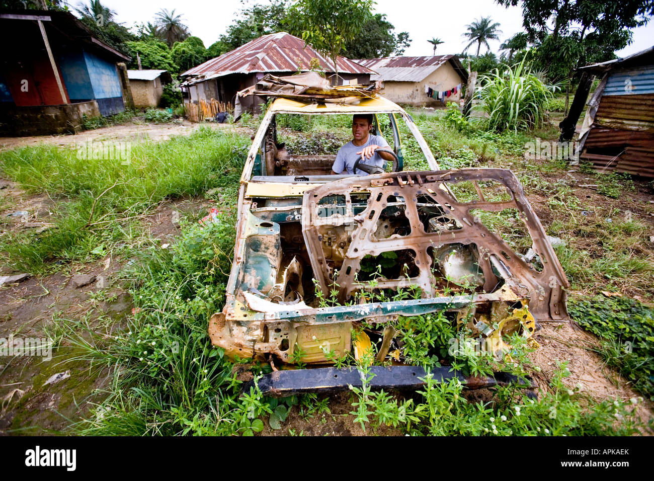 Liberia, Contea Bomi. Foto Stock