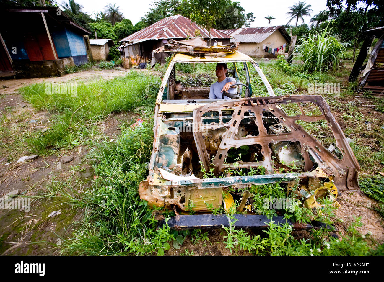 Liberia, Contea Bomi. Foto Stock