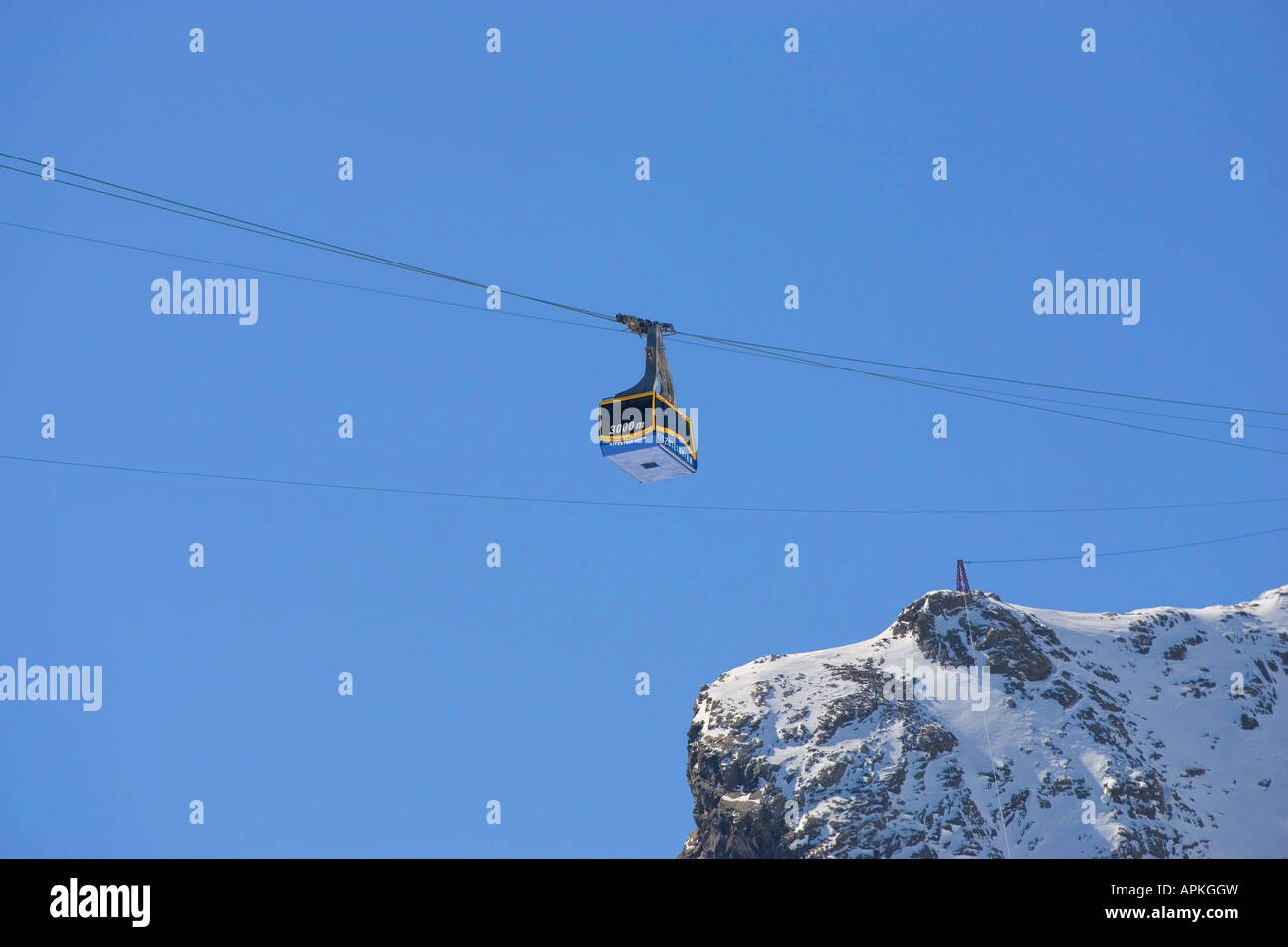 Funivia a Kaprun, Austria Foto Stock