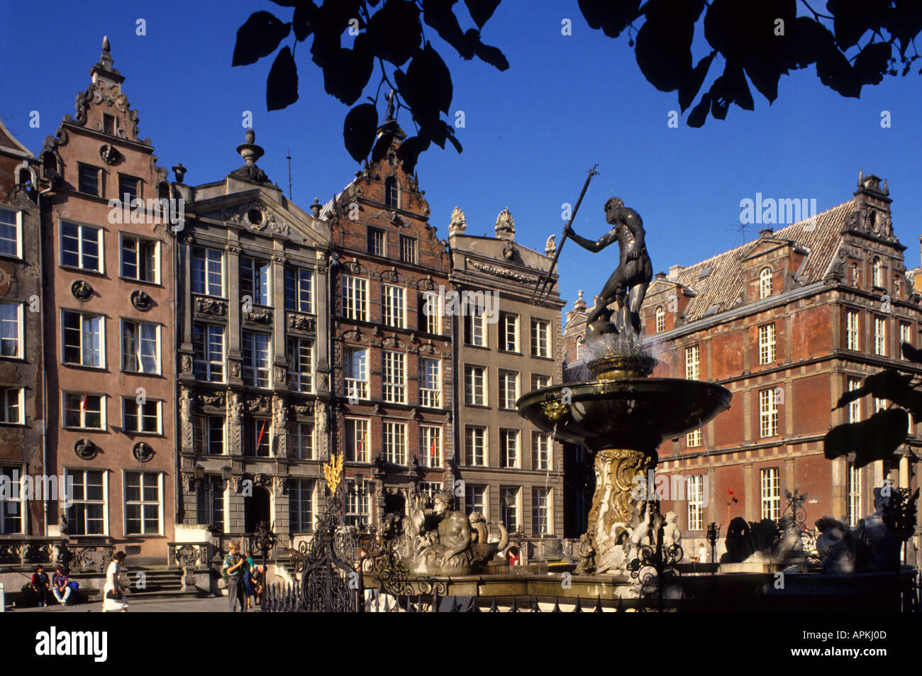 Gdansk città polacca città della Polonia Porto Storia Foto Stock