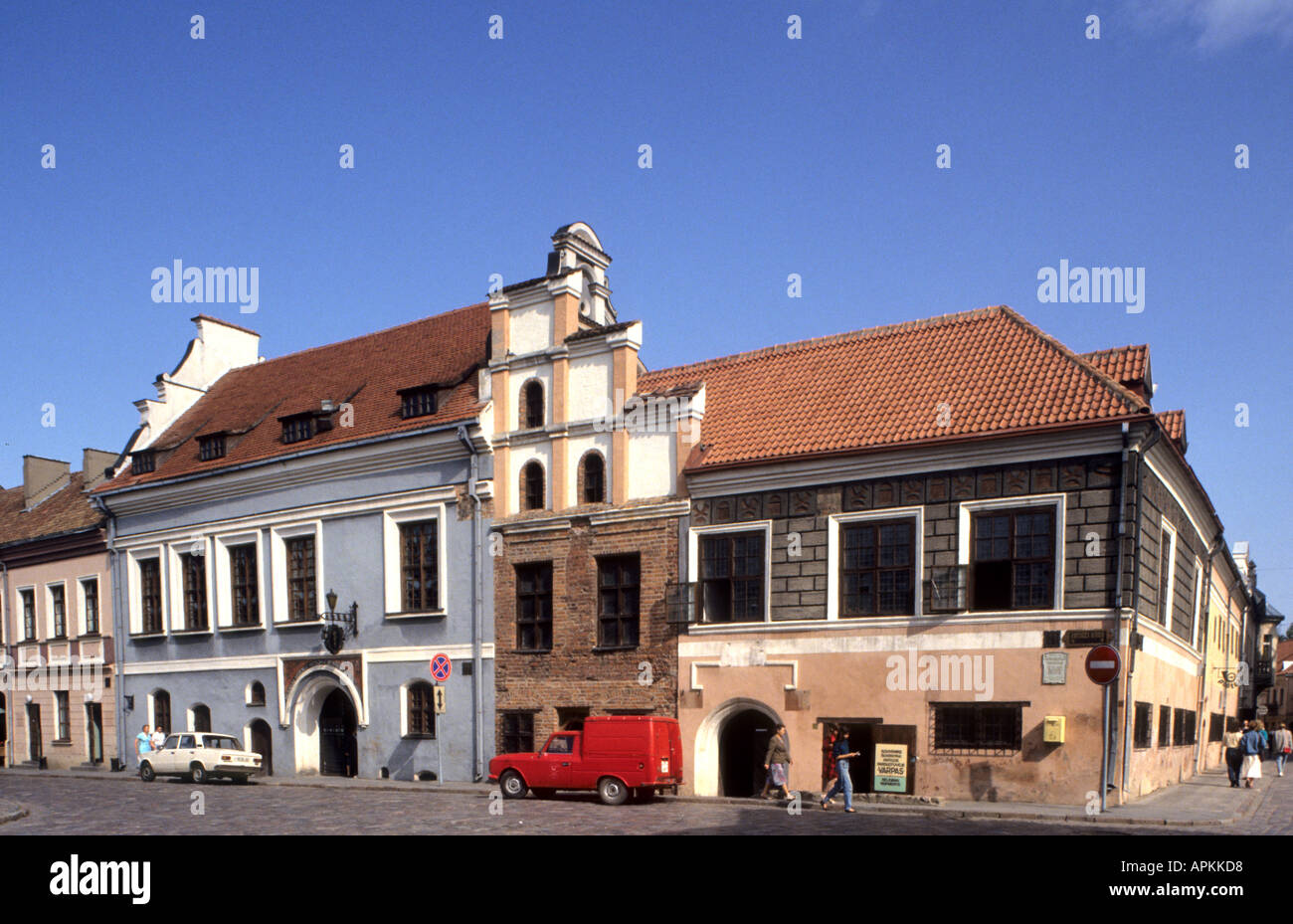 La Lituania Kaunas città Casa del Mar Baltico pubblico Foto Stock