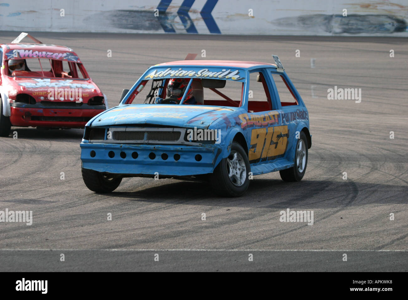 Aste di stock Racing Foto Stock