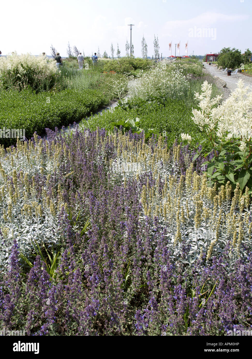 BUGA 2007, Federal Garden Exhibition 2007 Gera e Ronneburg, Bundesgartenschau, Germania, Ronneburg Foto Stock