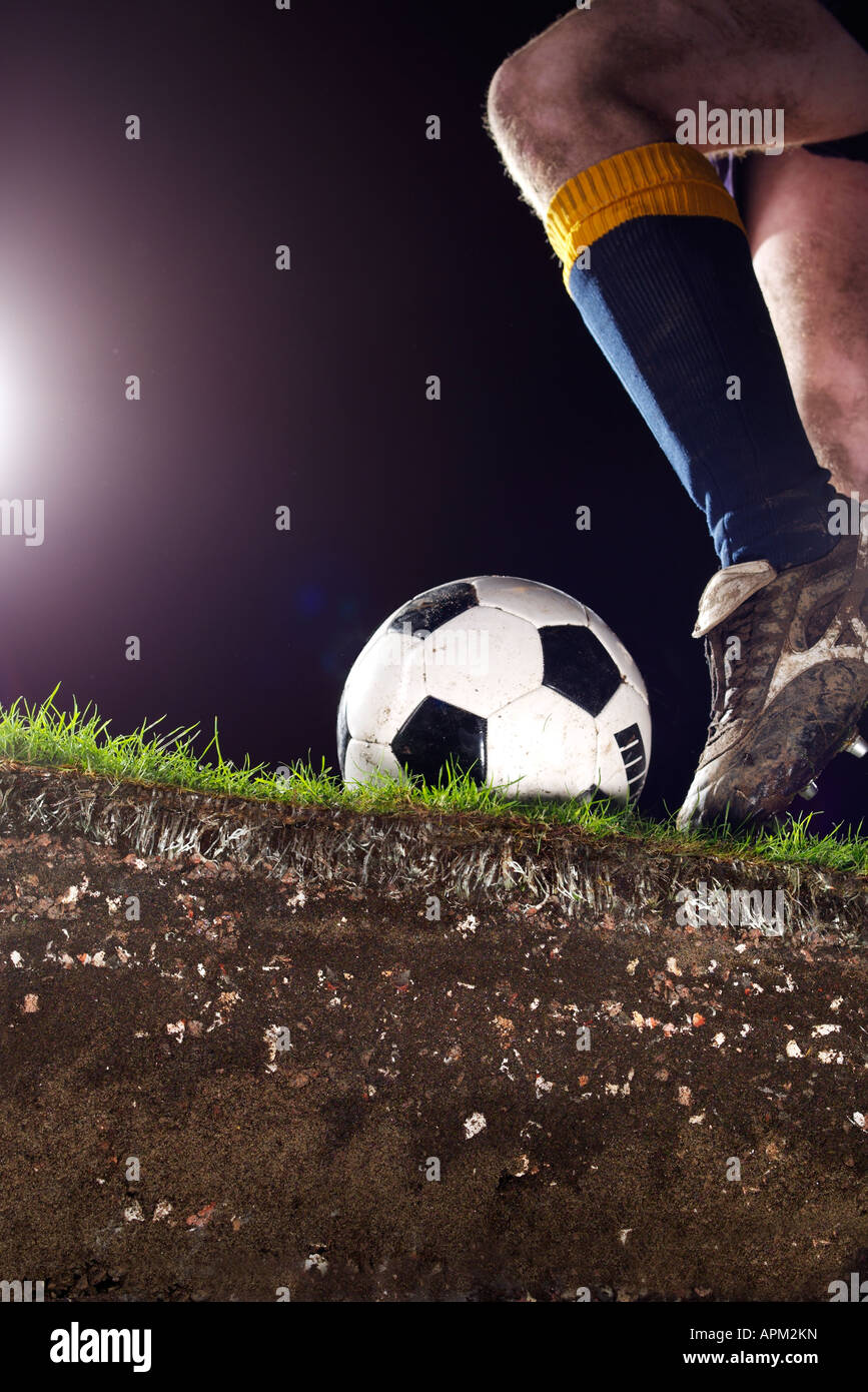 Le radici del calcio Foto Stock