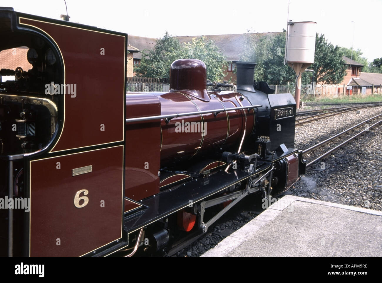 A scartamento ridotto locomotiva a vapore Blickling Hall Bure Valley Railway NORFOLK REGNO UNITO Foto Stock