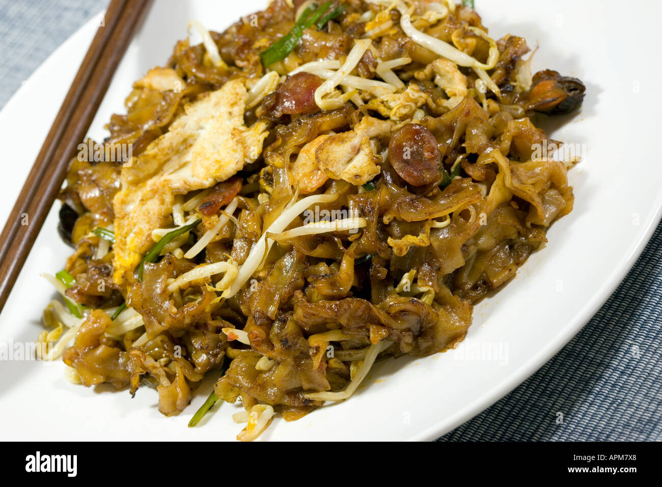 Char Keow Teow o fritto Keow Teow Foto Stock