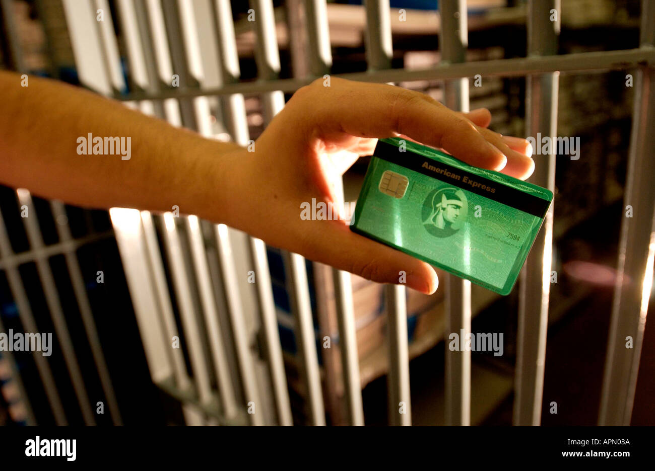 Trasparente cash card Foto Stock Trasparente cash card Foto Stock