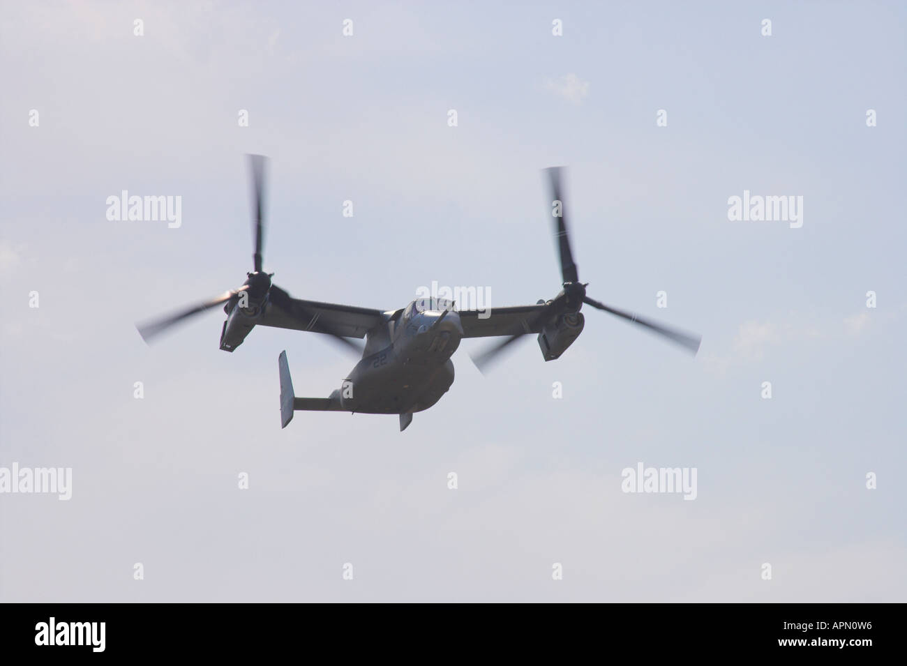 Osprey battenti in entrata all'Airshow di Farnborough 2006 Foto Stock