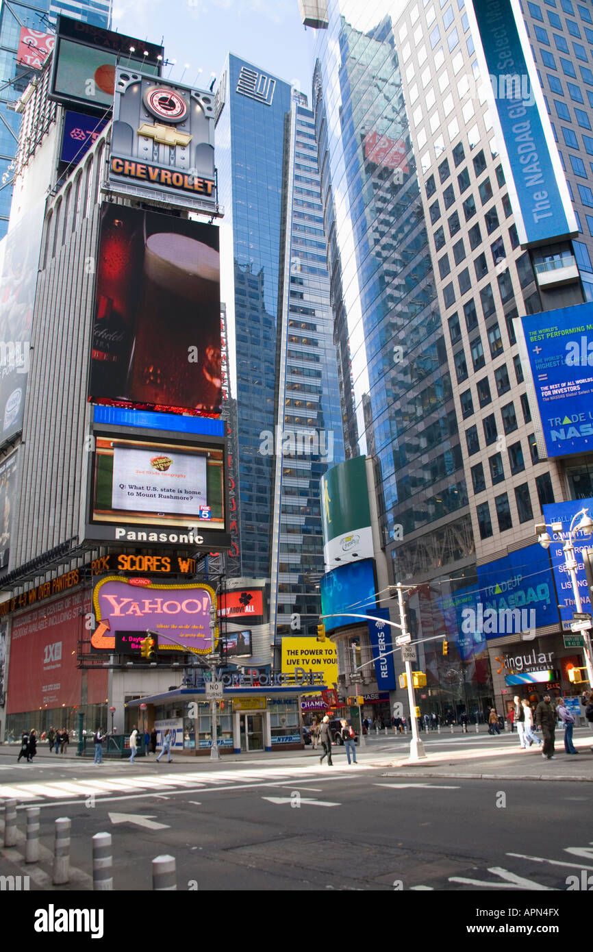 Times Square, New York, America Foto Stock