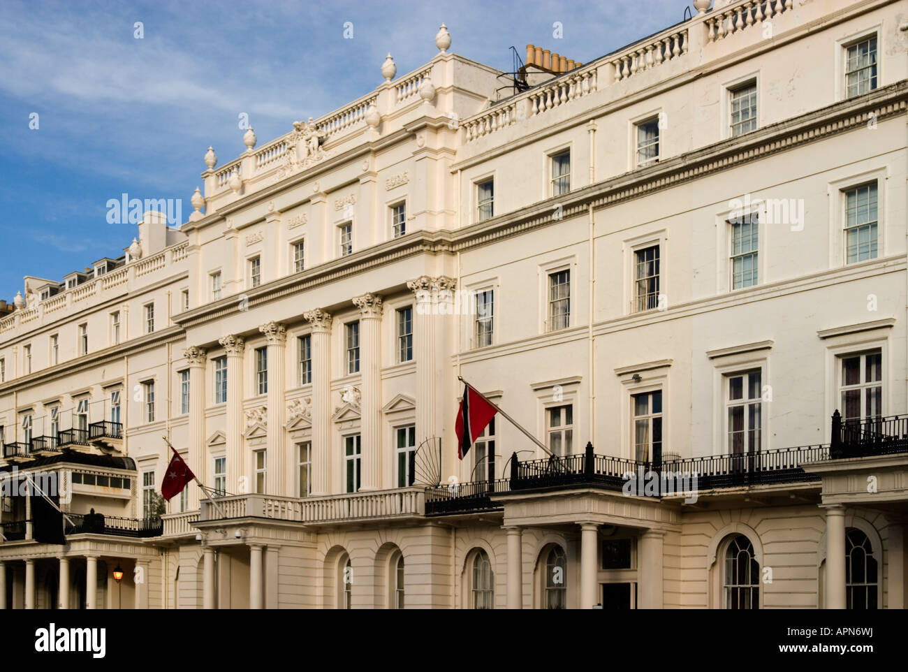 Belgrave Square Londra Foto Stock