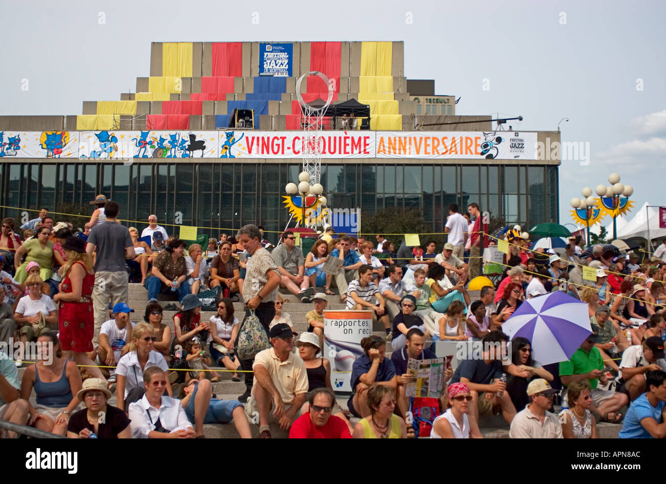 Place des Arts di Montreal, Quebec, Canada Foto Stock