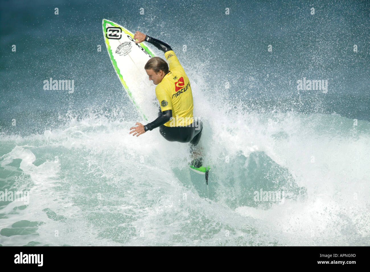 AZIONE DI SURF Foto Stock