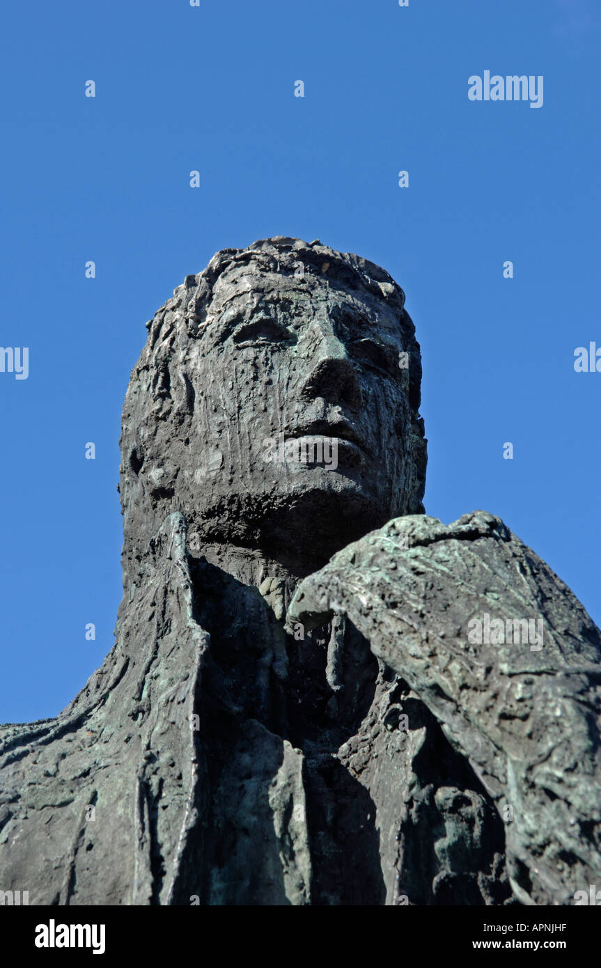 Statua di Theobold Wolfe Tone 1763 1798 St Stephen's Green a Dublino Repubblica di Irlanda Europa Foto Stock