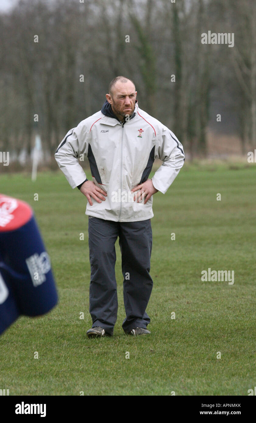 Welsh Rugby Allenamento Hensol Vale of Glamorgan South Wales GB UK 2008 Foto Stock