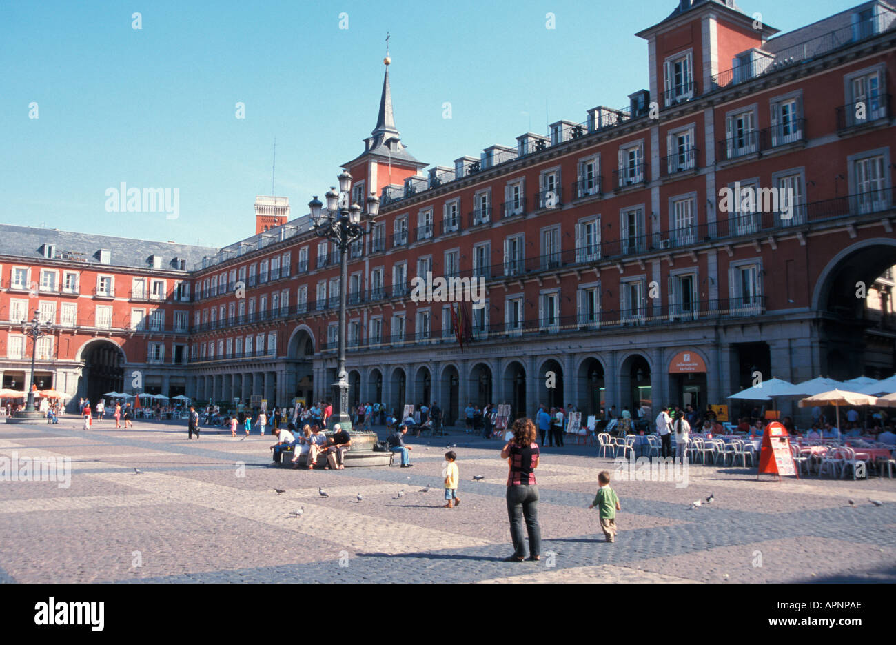 Playa Grande Madrid Spagna Foto Stock