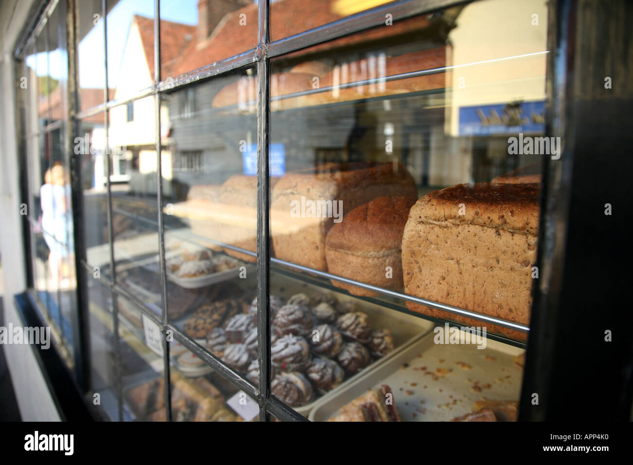 Una finestra del forno Foto Stock