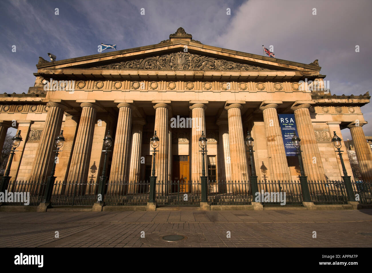 Royal Scottish Academy, il tumulo, Edimburgo, Scozia, Regno Unito Foto Stock