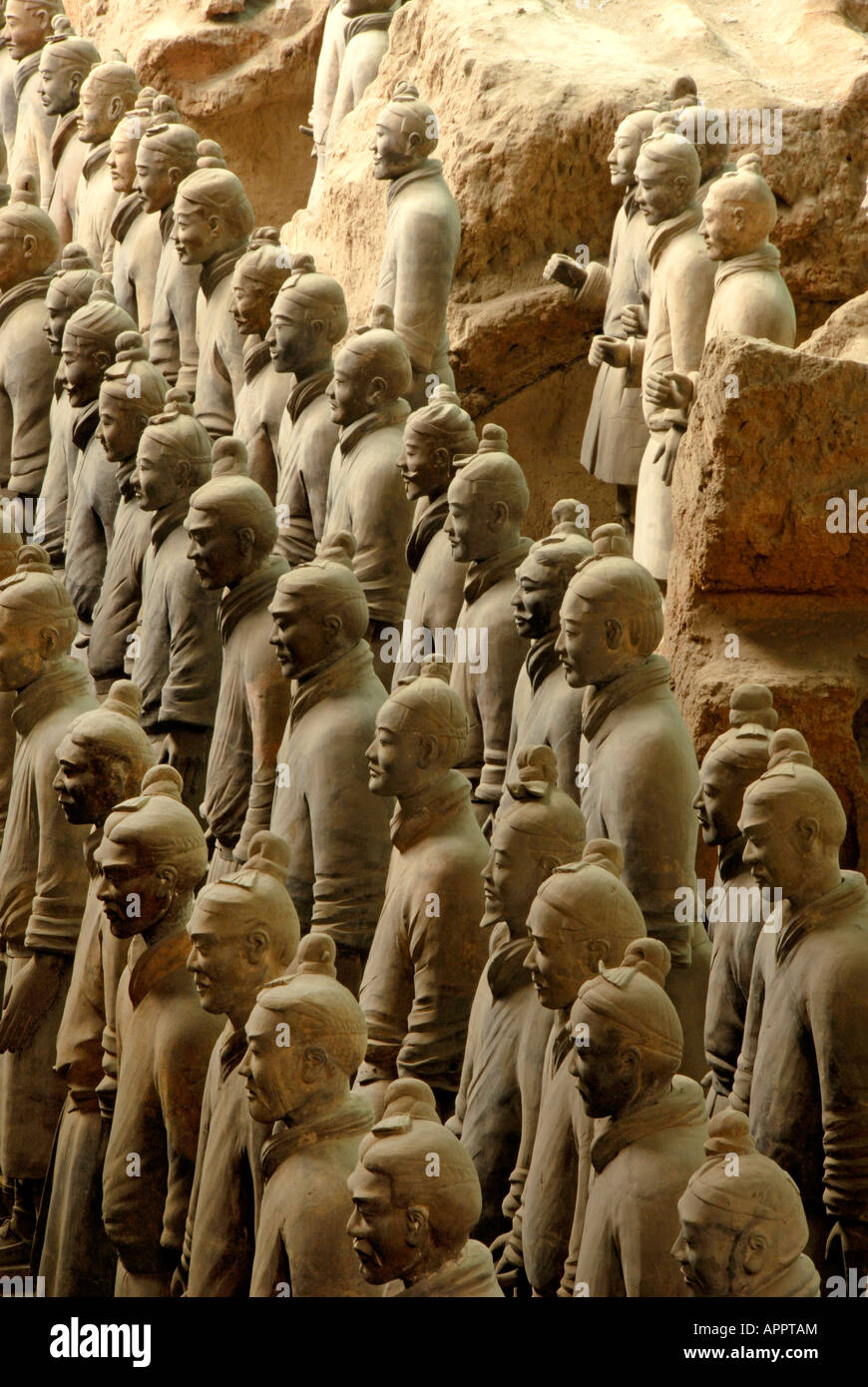 Xian Armata di Terracotta e P R della Cina Foto Stock