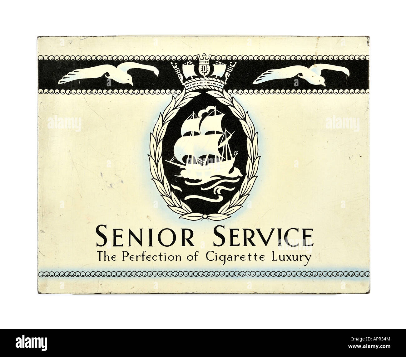 Stagno di sigaretta Senior Service per solo uso editoriale Foto Stock