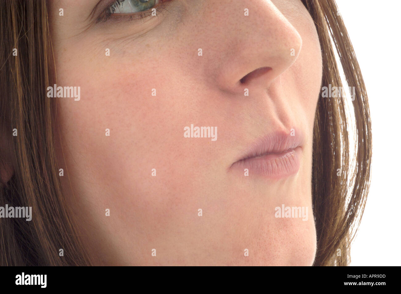 Tongue in Cheek Foto Stock