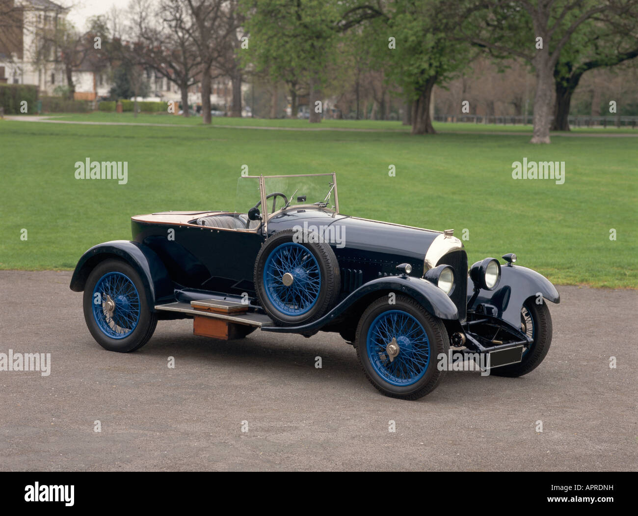 Il 1924 Bentley 3.0 litri di coda in barca Foto Stock