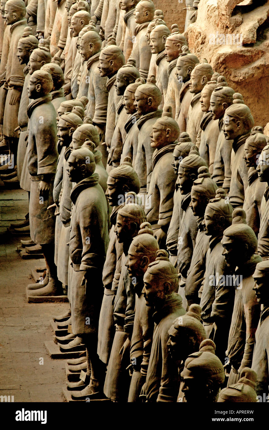 Xian Armata di Terracotta e P R della Cina Foto Stock