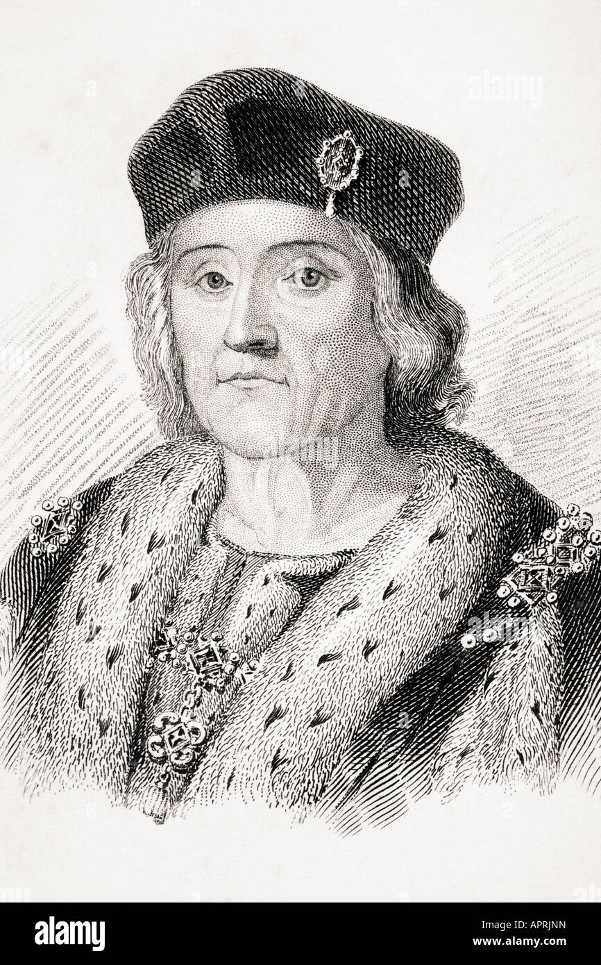 Enrico VII, 1485 - 1509. Re d'Inghilterra. Foto Stock