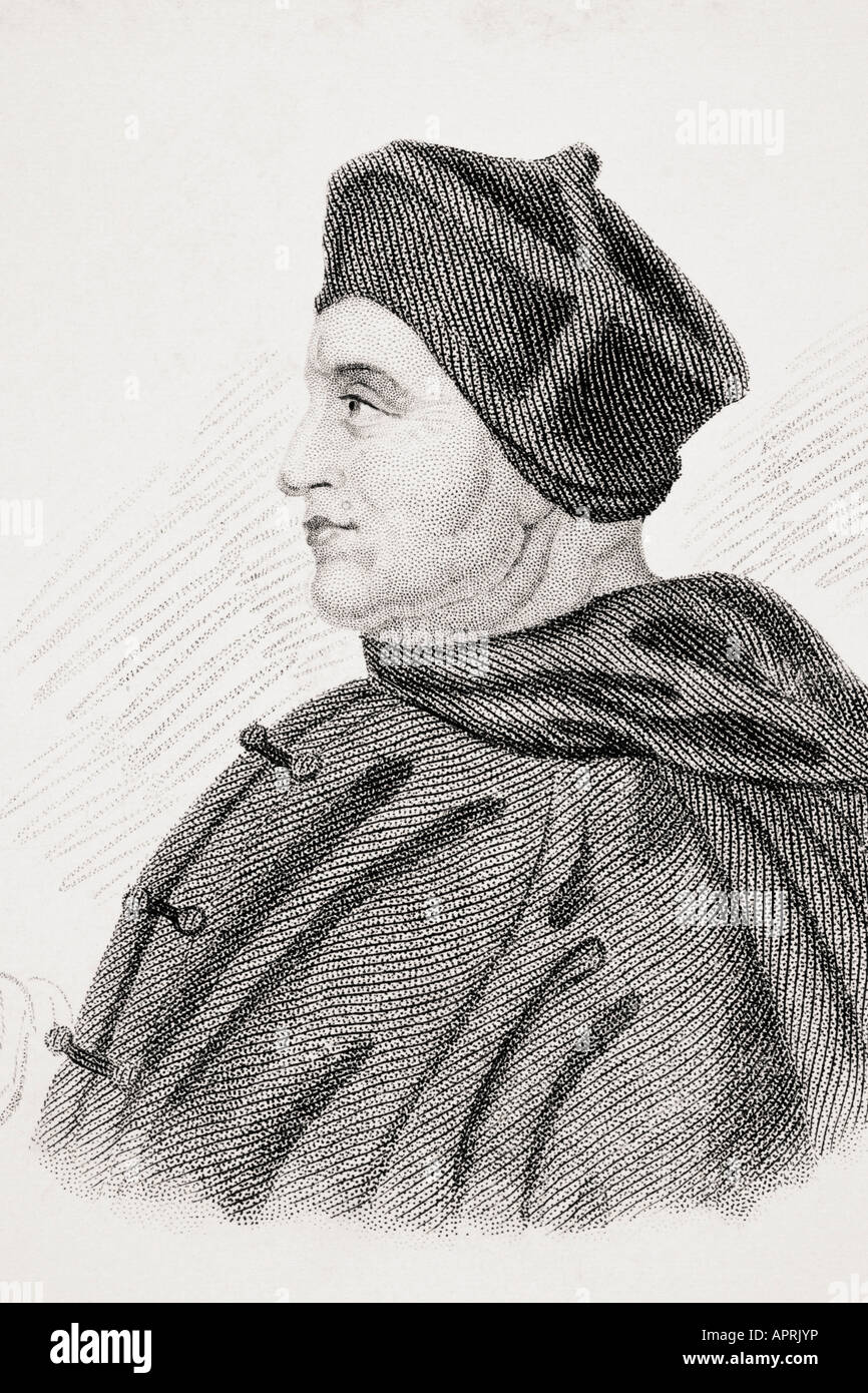 Thomas Wolsey, c.1475 - 1530. arcivescovo inglese, statista e cardinale della Chiesa Cattolica. Foto Stock
