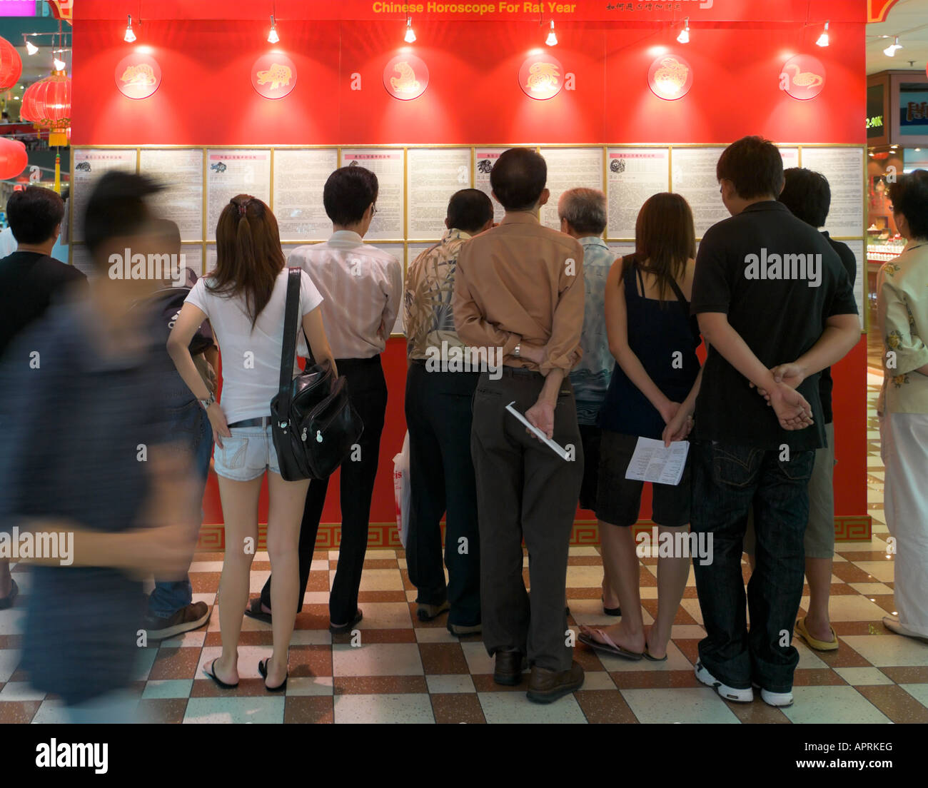 Oroscopo per l'anno del ratto Foto Stock