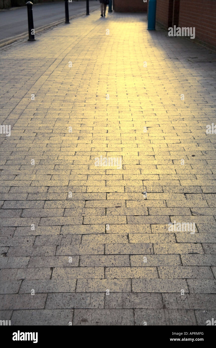 Le strade sono pavimentate con oro Foto Stock