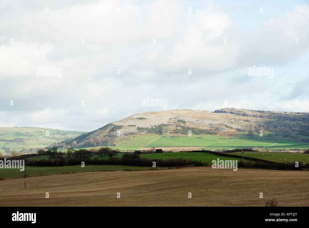 Vista del paesaggio di farleton cadde cumbria Foto Stock