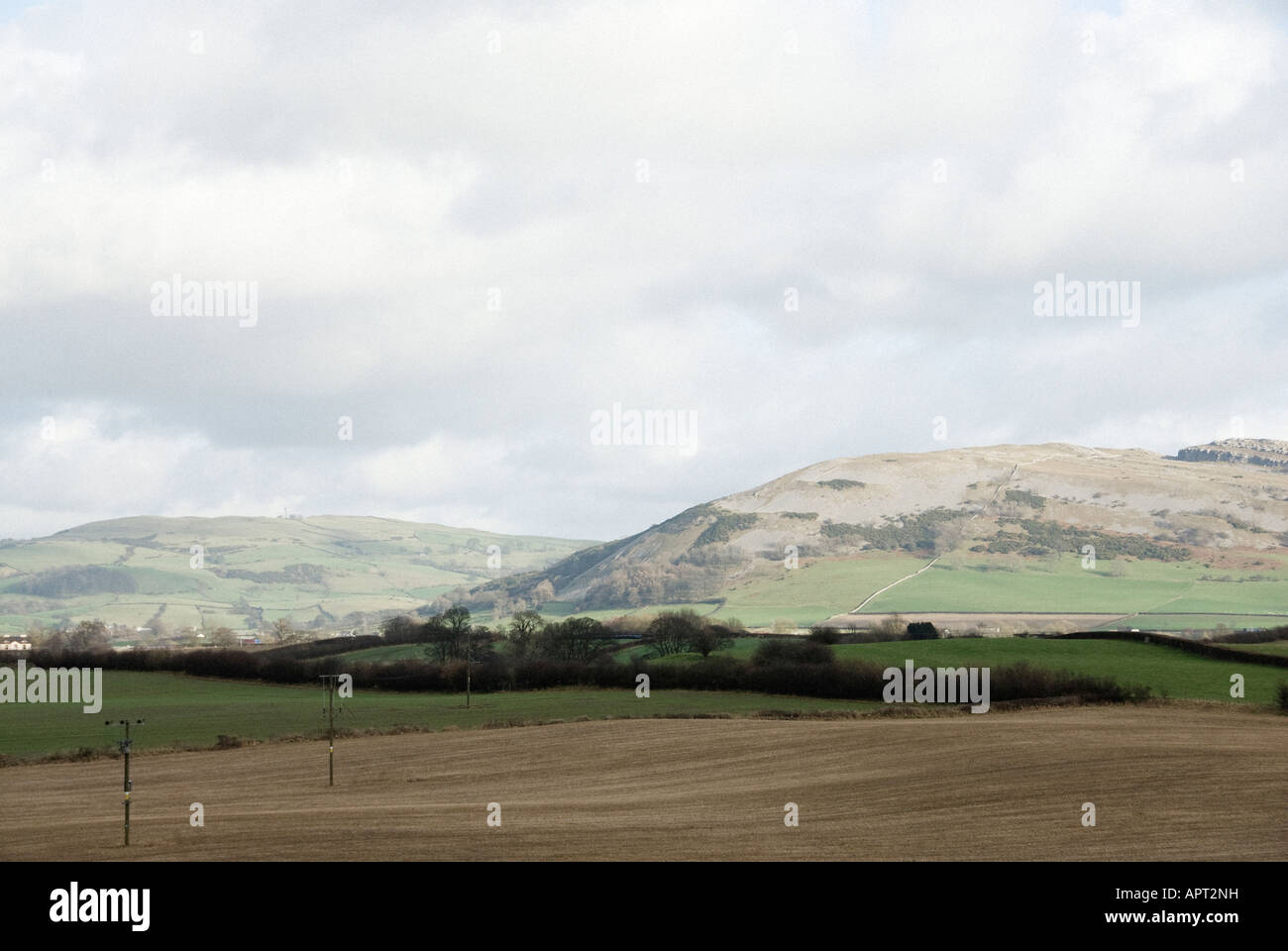 Vista del paesaggio di farleton cadde cumbria Foto Stock