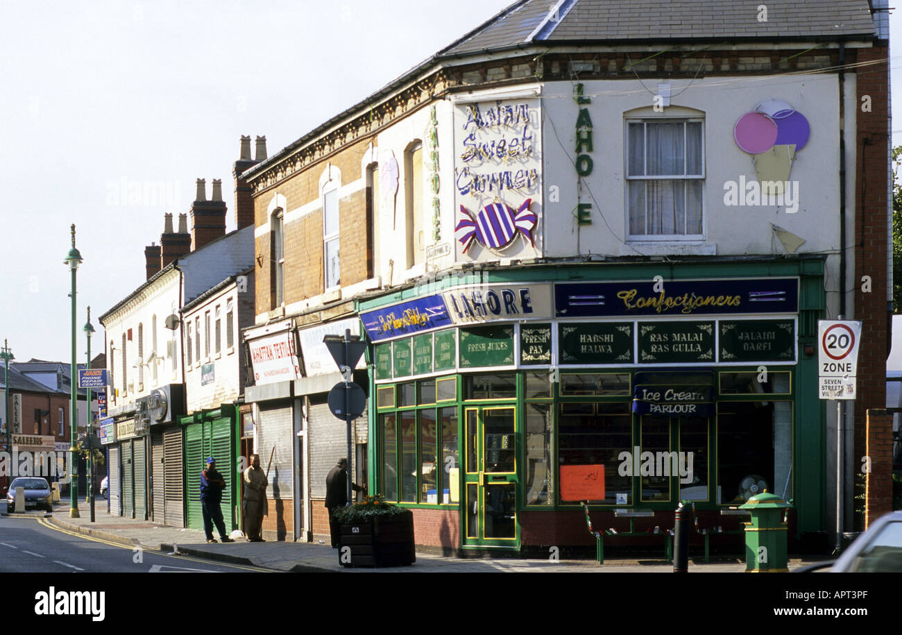 Ladypool Road, Balsall Heath, Birmingham, West Midlands, England, Regno Unito Foto Stock