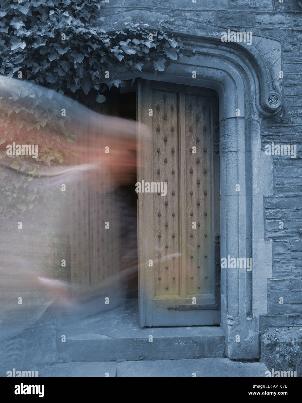 GB - GLOUCESTERHIRE: Littledean Hall la maggior parte Haunted House in Gran Bretagna Foto Stock